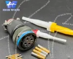 Цилиндрические разъемы стандарта MIL-DTL-26482 Series II с обжимными контактами